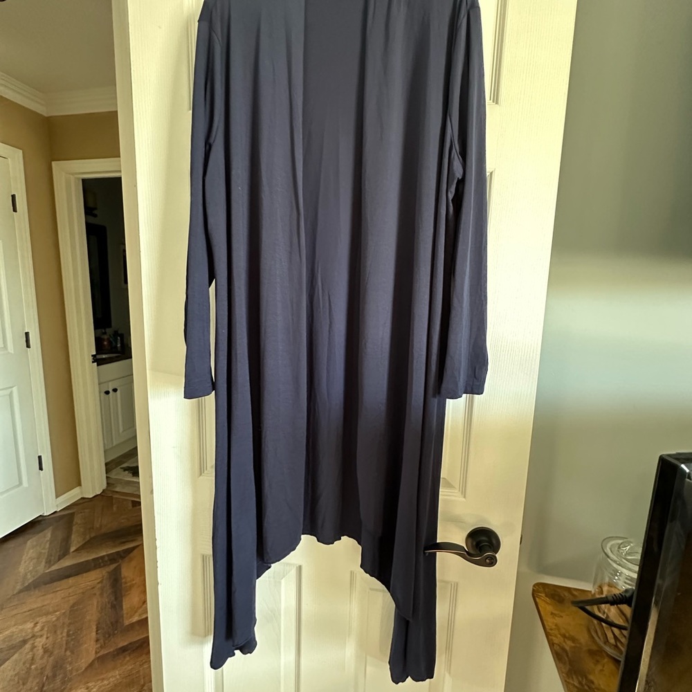Chic Women's Navy Cape Jacket